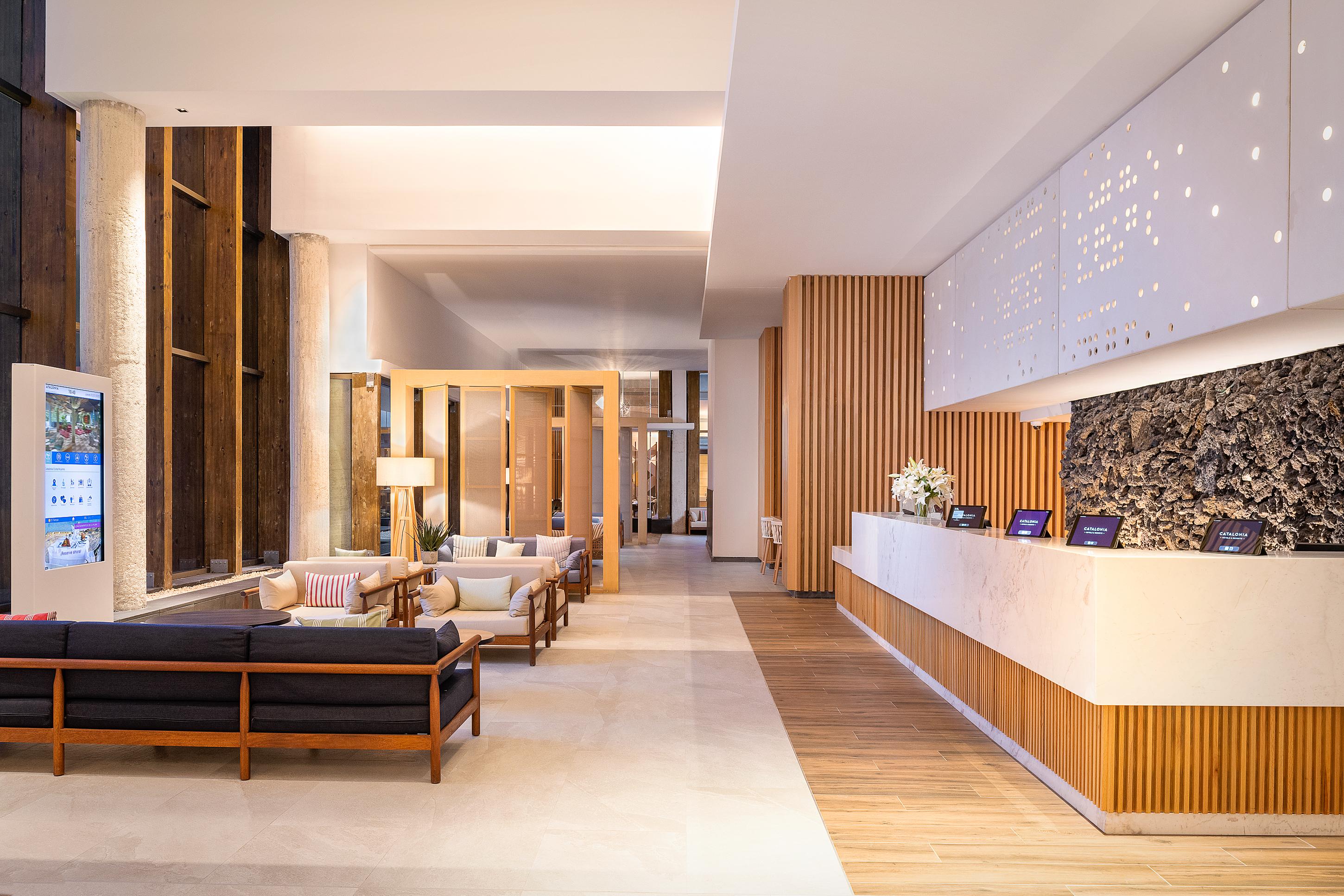 Catalonia Grand Costa Mujeres All Suites & Spa Cancun Exterior photo The lobby of the hotel